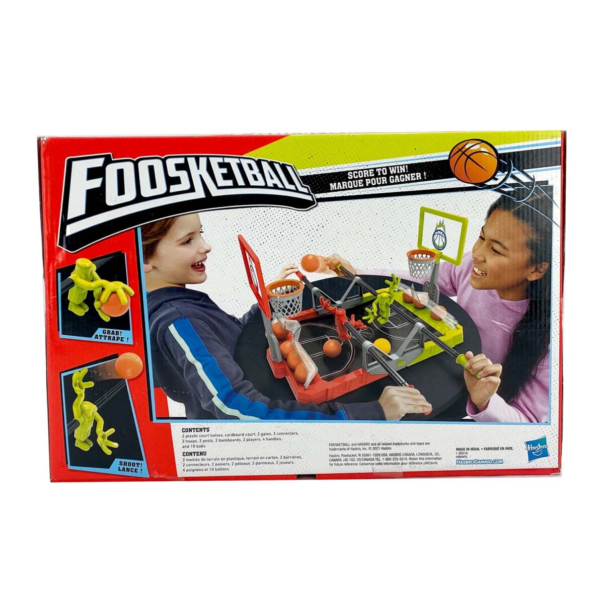 Hasbro Gaming Foosketball Tabletop Game / 2 Player CanadaWide Liquidations