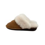 Nuknuuk Women's Brown Leather Slippers 03
