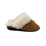 Nuknuuk Women's Brown Leather Slippers 05