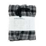 Pajar Men's Black & White Plaid Pyjama Set 01