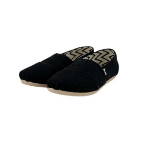TOMS Women's Black Alpargata Canvas Shoes 06