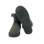 UGG Women's Grey Mini Bailey Bow II Boots 01