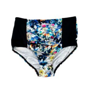Aqua Blu Women's High Waisted Brief Bikini Bottoms 02