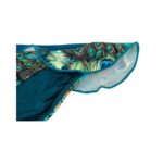 Aqua Blu Women's Teal Frill Bikini Bottoms 01