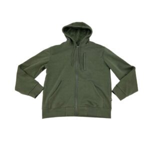 BC Clothing Men's Green Plush Lined Hoodie 03