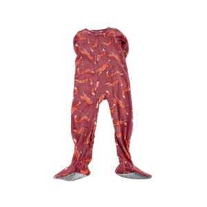 Carter's Girl's Pink Fox One Piece Sleeper 04