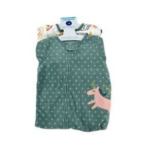 Carter's Girl's Rainbow and Unicorn One Piece Sleeper Set 03