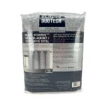Eclipse DuoTech Draft Stopper + Total Blackout Curtains- Light Grey