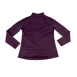 Kirkland Women's Purple Fleece Full Zip Sweater 01