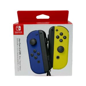 Nintendo Switch Blue & Neon Yellow Joy-Con (L:R) Controller Set