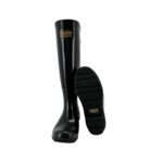 Pendleton Women's Gloss Black Tall Rain Boots 01