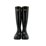 Pendleton Women's Gloss Black Tall Rain Boots 05