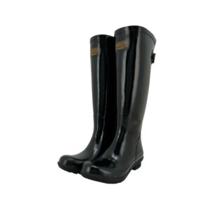 Pendleton Women's Gloss Black Tall Rain Boots 06