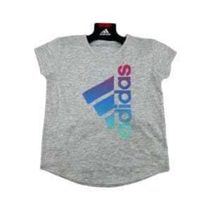 Adidas Girl's Grey & Pink Summer Outfit3