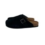 Aquatherm Women's Black Suede Clogs 03