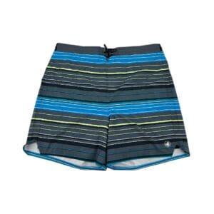 Body Glove Men's Blu & Green Striped Boardshorts