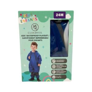 Cloudveil Toddler's Dark Blue Waterproof Playsuit