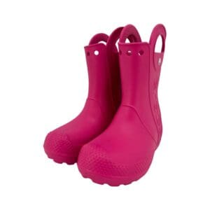 Crocs Kid's Candy Pink Rubber Boots