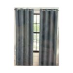 Eclipse DuoTech Draft Stopper + Total Blackout Curtains- Grey3
