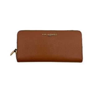 Karl Lagerfeld Brown Leather Wallet