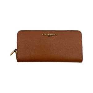 Karl Lagerfeld Brown Leather Wallet