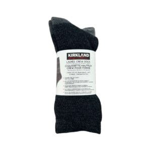 Kirkland Women's Grey Crew Socks