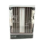 Luxe Living 4 Panel Complete Curtain Solution- Light Grey1