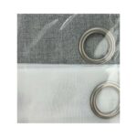 Luxe Living 4 Panel Complete Curtain Solution- Light Grey2