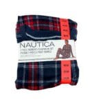 Nautica Women's Navy & Red Plaid Pyjama Set 02
