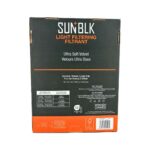 SUN+BLK Light Filtering Ultra Soft Velvet Curtains- White1