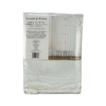 Taylor & Moxie Sheer Cosmo White Curtains1