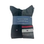 Tommy Hilfiger Men's Black Cushion Crew Socks