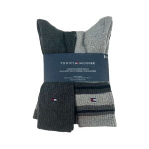 Tommy Hilfiger Men's Grey Cushion Crew Socks