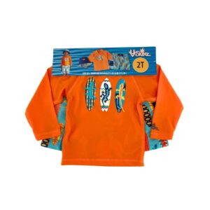 UV Skinz Boy's Orange Salamander 3 Piece Swimwear Set 04