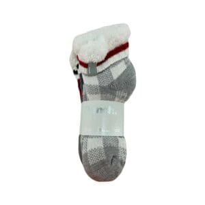 Bench Women's Red & Grey Slipper Socks