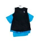 Fila Boy's Blue & Black Summer clothing Set 03