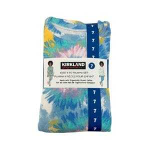 Kirkland Girl's 4 Piece Pyjama Set- Tie-Dye & Stars