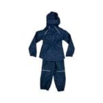 Paradox Girl's Navy Lined Rain Suit1