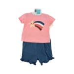 Pekkle Infant Girl's 3 Piece Outfit Set- Sunshine1