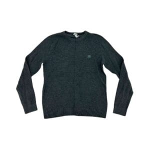 Bench Men's Dark Grey Ribbed Sweater
