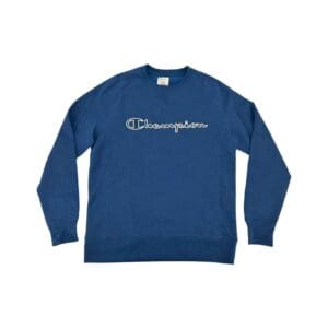 Champion Men's Blue Crewneck Sweater