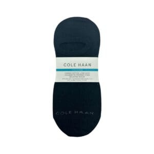 Cole Haan Men's Black Liner Socks