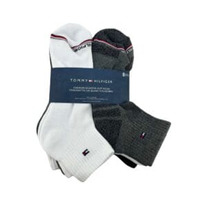 Tommy Hilfiger Men's Cushion Quarter Cut Socks