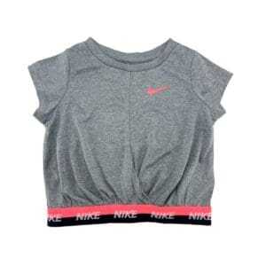Nike Girl's Grey Athletic T-Shirt