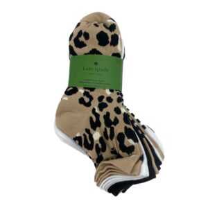 Kate Spade Shortie Crew Socks Leopard Print_01