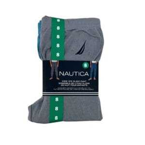 Nautica Kids' Grey & Blue Sleep Pants 01