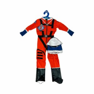 Teetot & Co. Children's Orange Astronaut Halloween Costume1