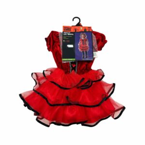 Totally Ghoul Girl's Frilly Lil' Devil Halloween Costume
