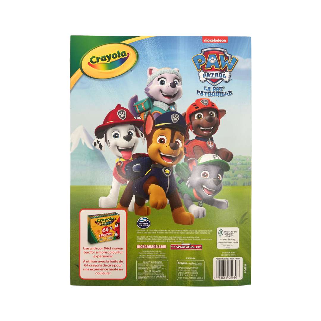 Crayola Paw Patrol Colouring Book / 96 Pages – CanadaWide Liquidations