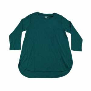 Kirkland Women's Dark Green 3:4 Sleeve Slub Tee 02